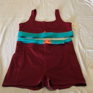 Sports bra and hike shorts
